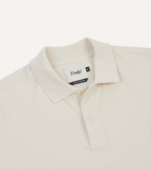 laydown detail image of Washed Pique Polo