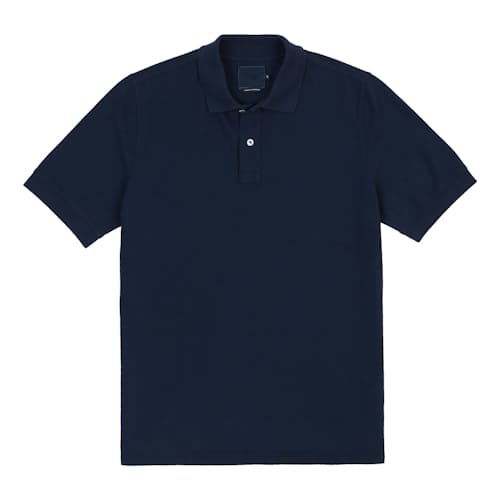 laydown image of Washed Pique Polo