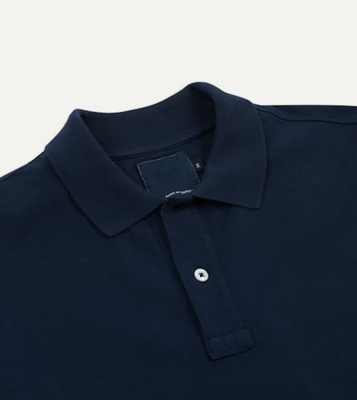 laydown detail image of Washed Pique Polo