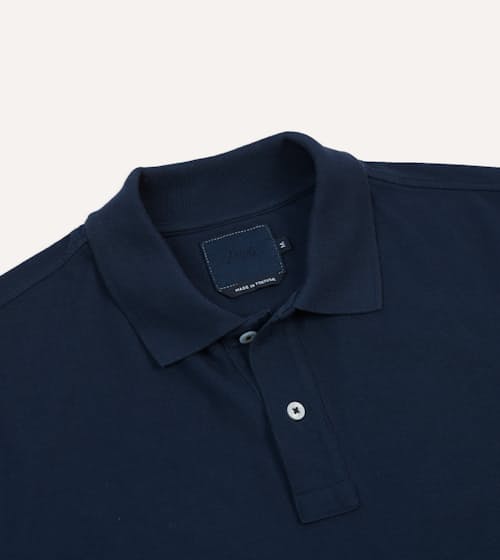 laydown detail image of Washed Pique Polo