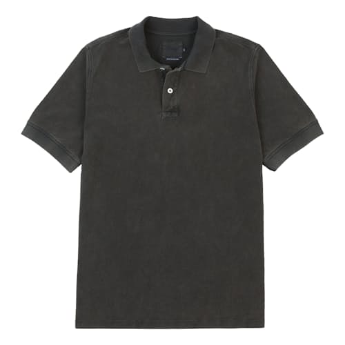 laydown image of Washed Pique Polo