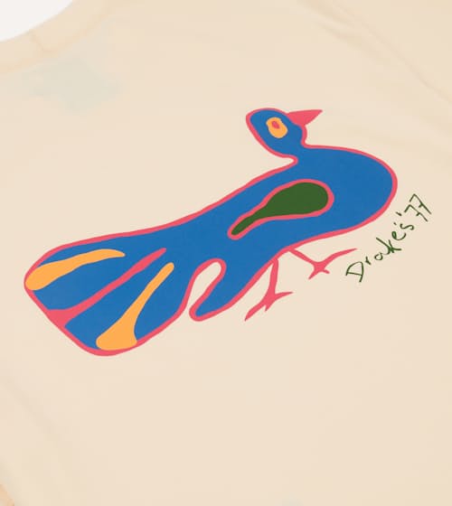 laydown detail image of Peacock Hiking T-Shirt