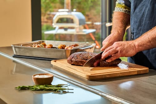 lifestyle image of Ooni Roasting Pan - Large