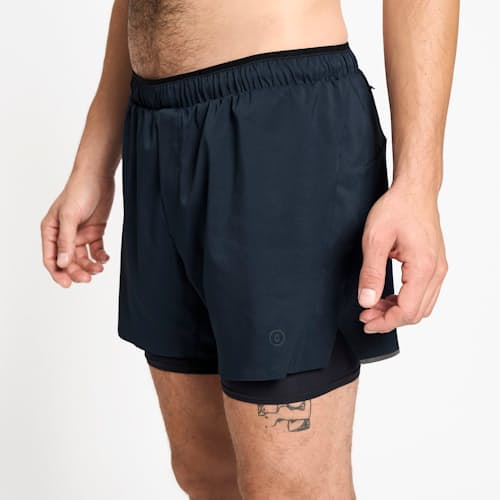 on model image of DLY Performance Long Brief Short - 5"