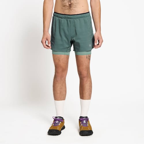 on model image of DLY Performance Long Brief Short - 5"