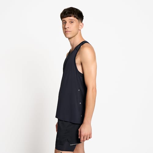 on model image of FST Performance Singlet Tank Top