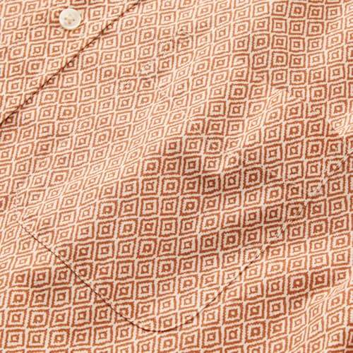 laydown detail image of Short Sleeve Stretch Cotton Shirt