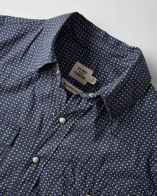 laydown detail image of Bone Button Western Shirt