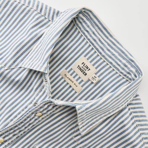 laydown detail image of Bone Button Western Shirt