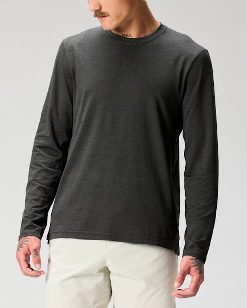 lifestyle image of Perforated Long Sleeve T-Shirt