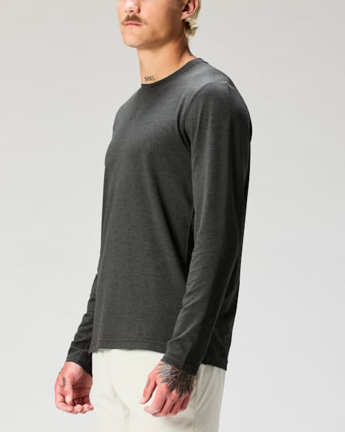 lifestyle image of Perforated Long Sleeve T-Shirt