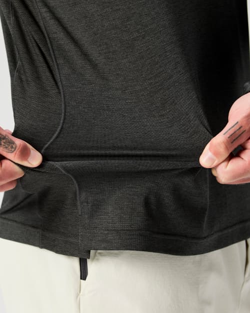 lifestyle image of Perforated Long Sleeve T-Shirt