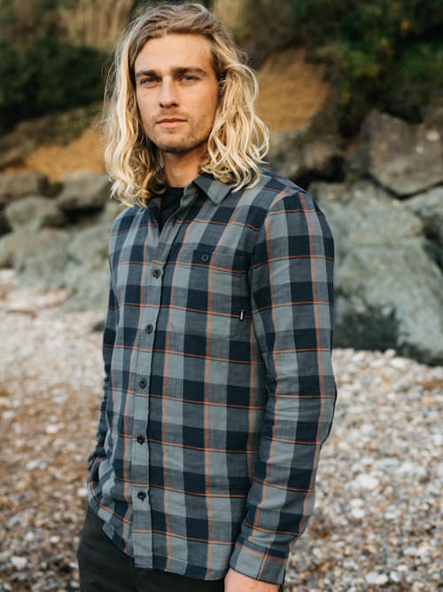 lifestyle image of Cardew Check Long Sleeve Shirt