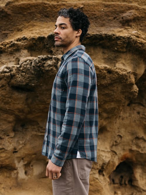 lifestyle image of Cardew Check Long Sleeve Shirt