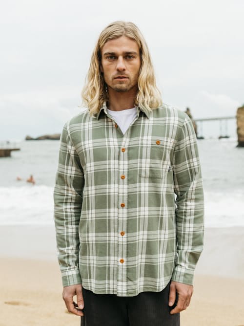 lifestyle image of Cardew Check Long Sleeve Shirt