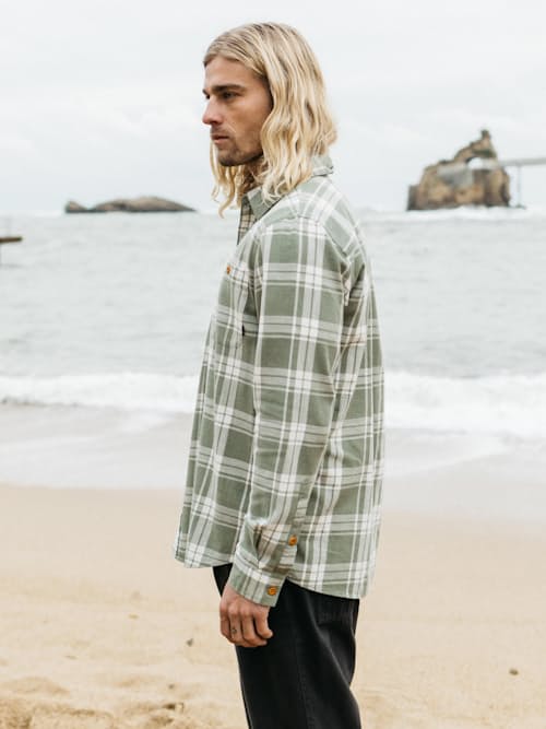 lifestyle image of Cardew Check Long Sleeve Shirt