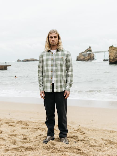 lifestyle image of Cardew Check Long Sleeve Shirt