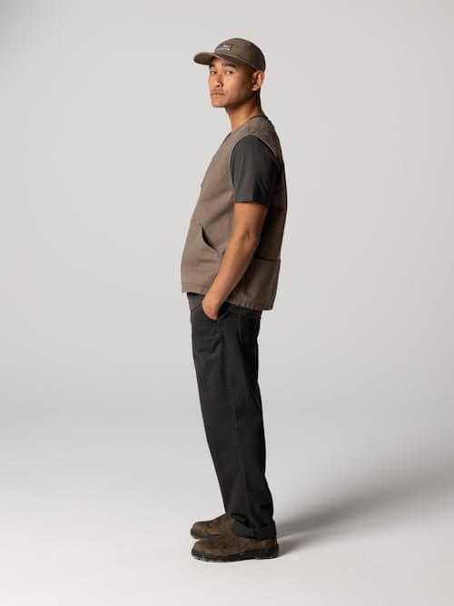 on model image of Basset Work Vest
