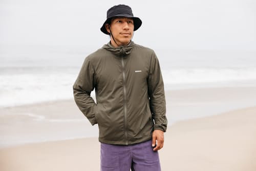 lifestyle image of Fin Lightweight Windbreaker Jacket