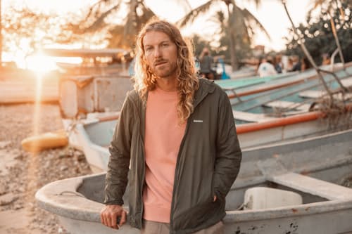 lifestyle image of Fin Lightweight Windbreaker Jacket