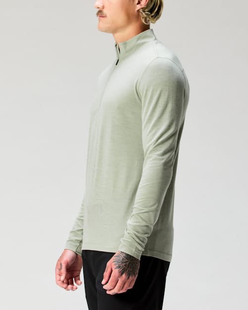 lifestyle image of 72-Hour Merino UPF Quarter Zip