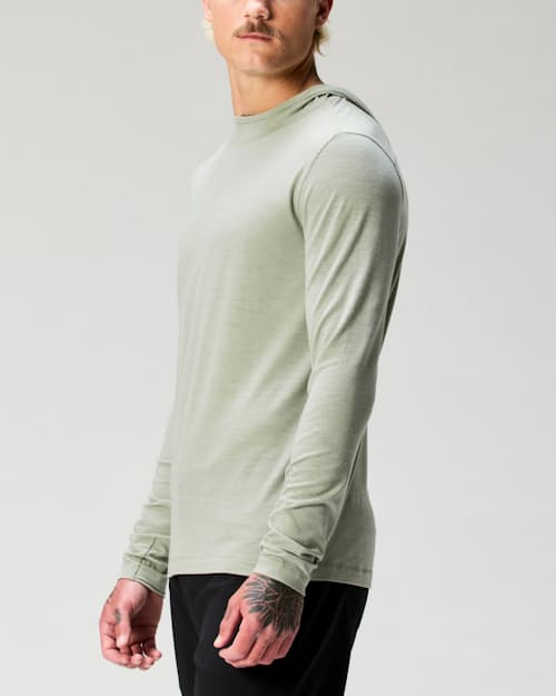 lifestyle image of 72-Hour Merino UPF Hoodie