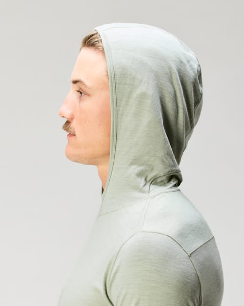 lifestyle image of 72-Hour Merino UPF Hoodie