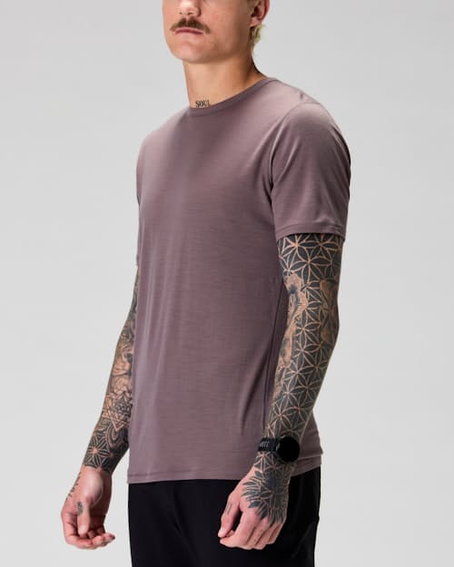 on model image of 72-Hour Merino T-Shirt - Slim Fit (Original)