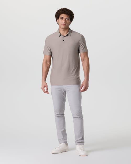 on model image of Strato Tech Polo