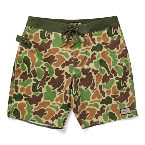 laydown image of Goldmine Swim Boardshorts