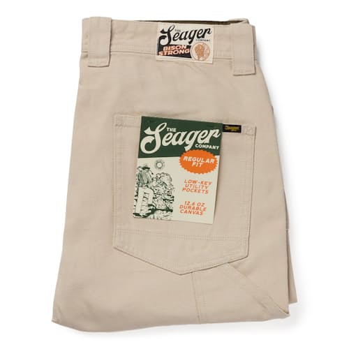 laydown image of Bison Canvas Pants