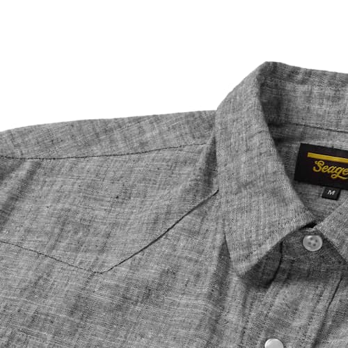 laydown detail image of Reagan Pearlsnap Long Sleeve Shirt
