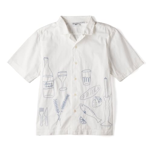 laydown image of Picnic Short Sleeve Shirt