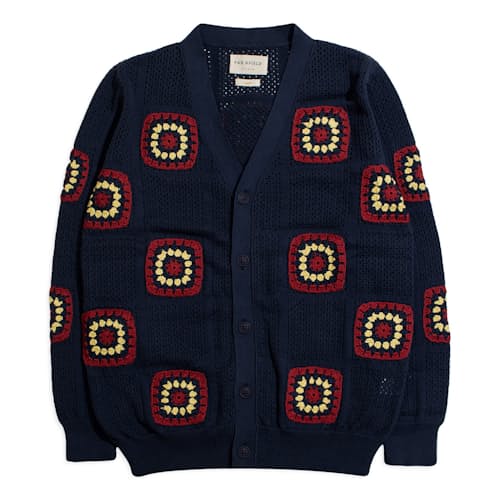 laydown image of Crochet Cardigan