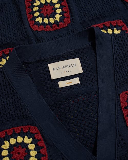 laydown detail image of Crochet Cardigan