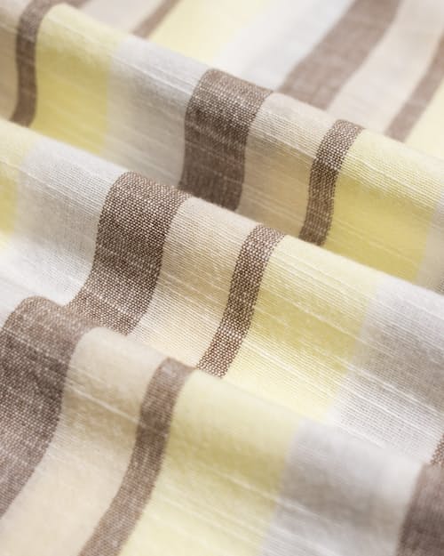 laydown detail image of Selleck Slub Stripe Short Sleeve Shirt