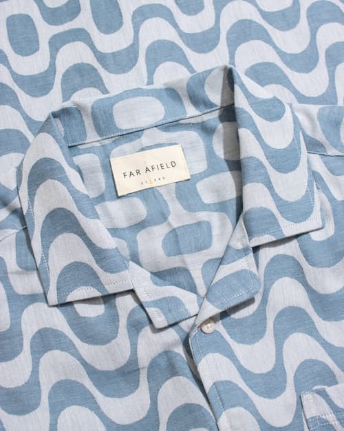 laydown detail image of Stachio Copa Short Sleeve Shirt