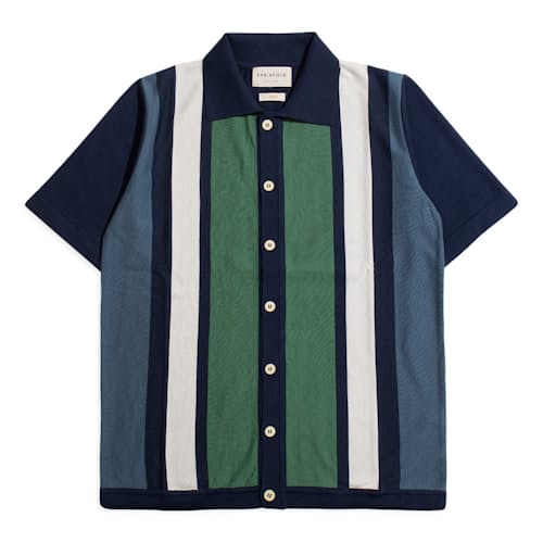 laydown image of Velzy Cardigan Sweater Polo