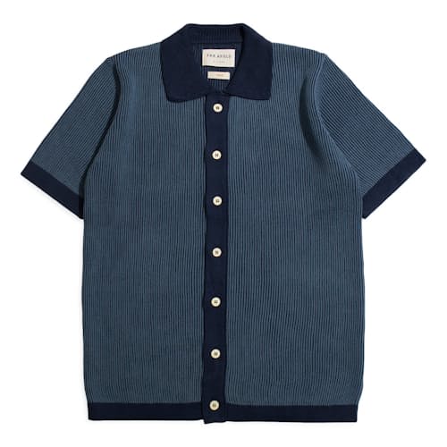 laydown image of Velzy Cardigan Sweater Polo