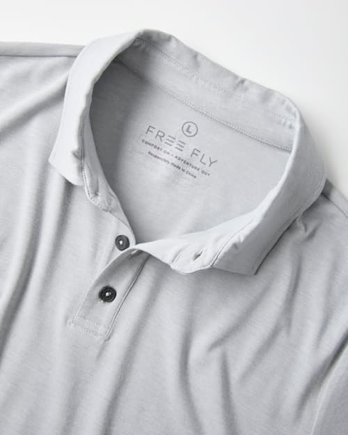 laydown detail image of Bamboo Flex UPF Polo
