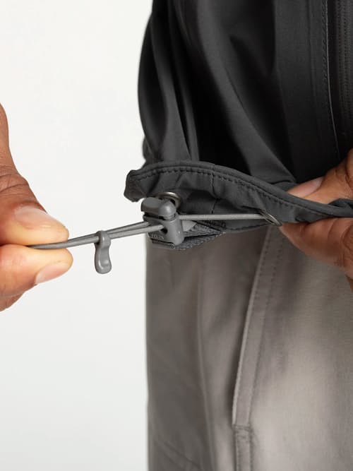 on model image of Cloudshield Rain Jacket