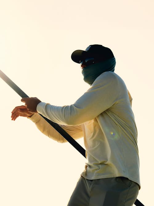 lifestyle image of Elevate Lightweight UPF Hoodie