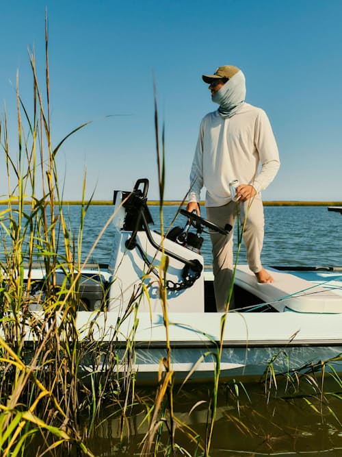lifestyle image of Elevate Lightweight UPF Hoodie