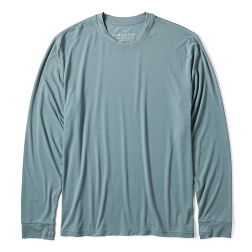 laydown image of Elevate Lightweight UPF Long Sleeve T-Shirt