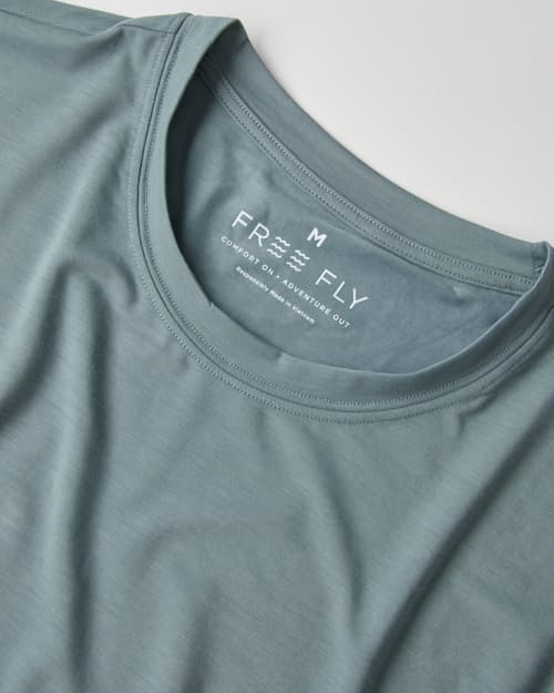 laydown detail image of Elevate Lightweight UPF T-Shirt