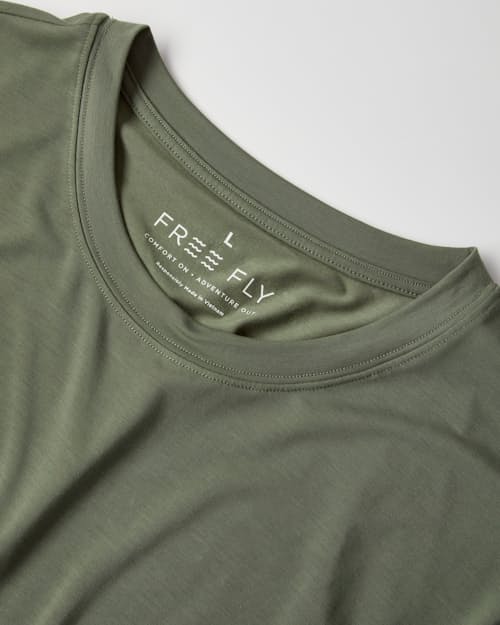 laydown detail image of Elevate Lightweight UPF T-Shirt