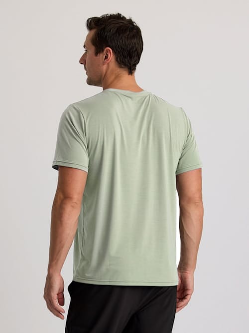 on model image of Elevate Lightweight UPF T-Shirt
