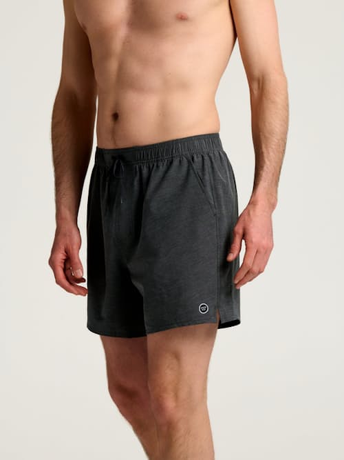 on model image of Palmera Elastic Swim Trunk - 6"