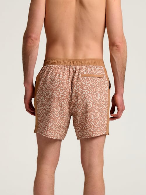 on model image of Palmera Elastic Swim Trunk - 6"