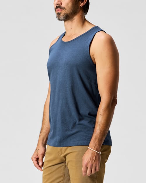 on model image of Jersey Tank